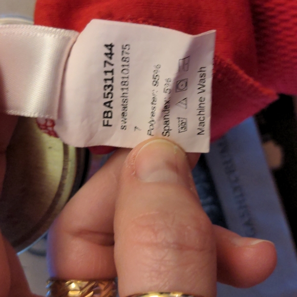 Romwe Lantern Sleeve Red Turtleneck Popover Top - Picture 11 of 12